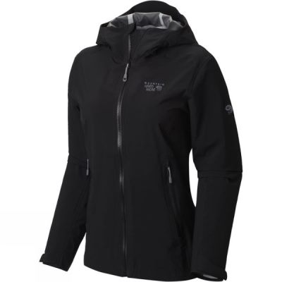 Chaquetas Mountain Hardwear Stretch Ozonic Mujer Negras - Chile GMY023985